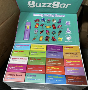 Brand New Buzz Bars 2G Disposable (100 pack variety box)